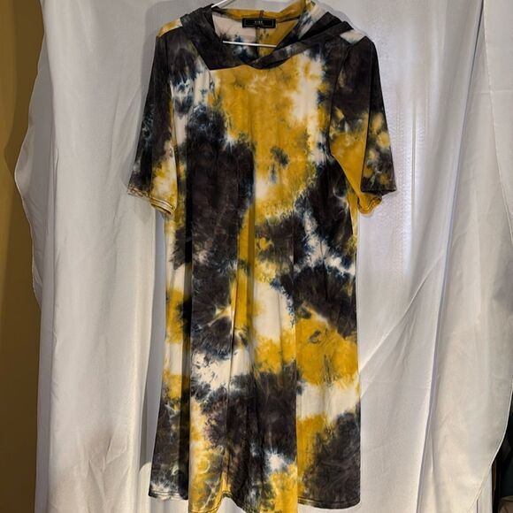 Vibe Sportswear Tye-dyed Hood Dress Size 1X - Picture 1 of 8